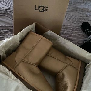 Metallic gold ugg boots
